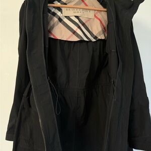 Burberry Brit Women’s Black Parka Jacket Size UK 6 USA 4